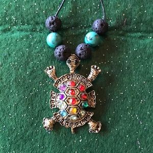 Turtle Diffuser Necklace